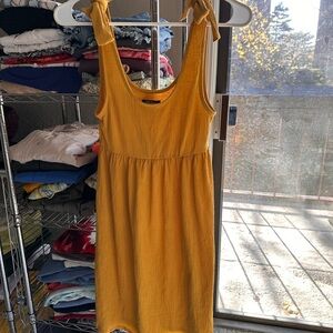 Wild Fable Mustard Yellow Mini Dress